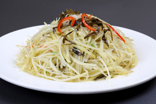 椒蒿土豆絲