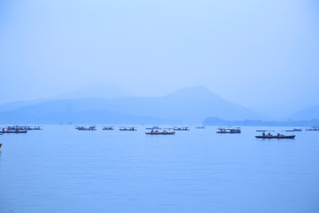 西湖山水畫