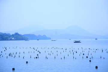 西湖山水畫