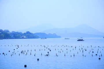 西湖山水畫