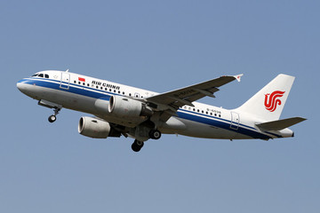 中國國際航空公司飛機(jī)起飛