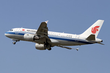 中國國際航空公司飛機起飛