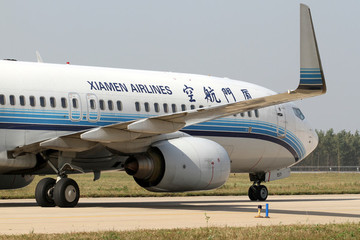 廈門航空公司飛機(jī)