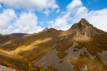 秋天的山峰