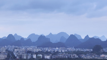 城市水墨畫