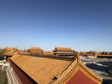 故宮房頂黃琉璃
