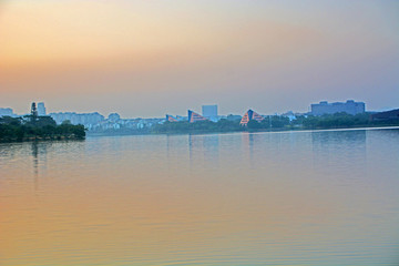 東莞松山湖黃昏風(fēng)景