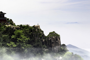 泰山風(fēng)景畫