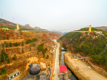 航拍海陽(yáng)地雷戰(zhàn)旅游景區(qū)