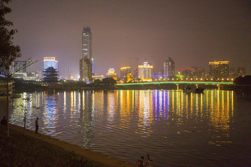 南寧邕江夜景