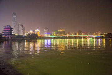 南寧邕江夜景