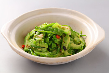 青椒炒苦瓜