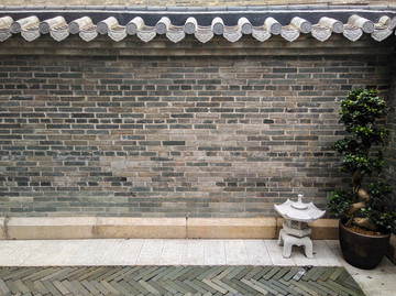 青磚墻面