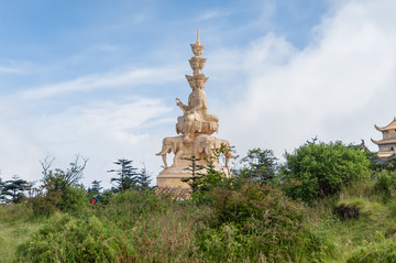 峨眉山金頂金佛