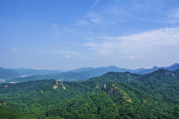 千山連綿群山山峰山脈風(fēng)光