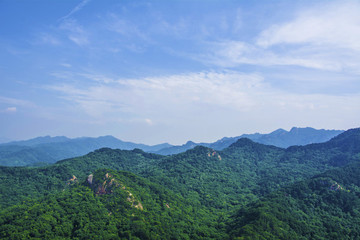 千山連綿群山山峰山脈風(fēng)光