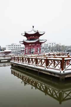 江南雪景