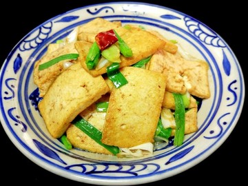 蔥燒老豆腐