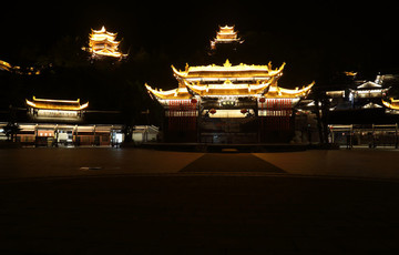 苗戲樓夜景