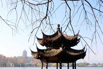 西湖夕影亭