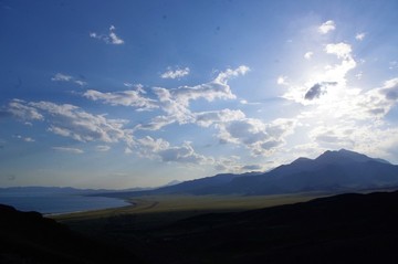 賽里木湖邊