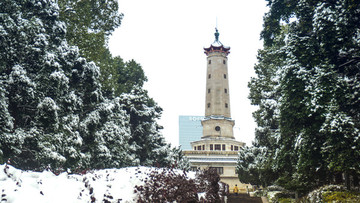 皚皚雪景
