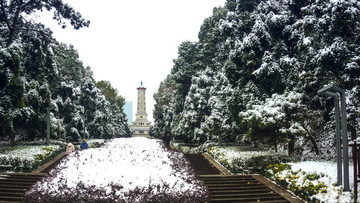 皚皚雪景