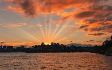悉尼海邊夕陽(yáng)