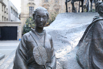 南宋名人園雕塑