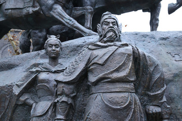 南宋名人園雕塑