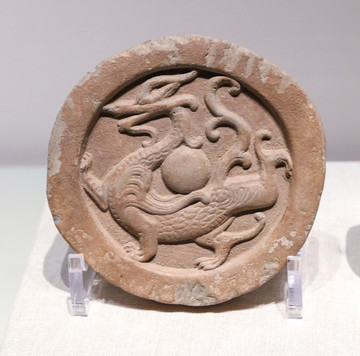 青龍瓦當(dāng)四靈瓦當(dāng)