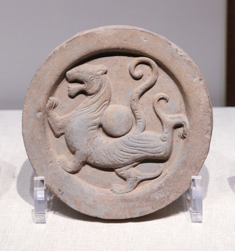 白虎瓦當(dāng)四靈瓦當(dāng)