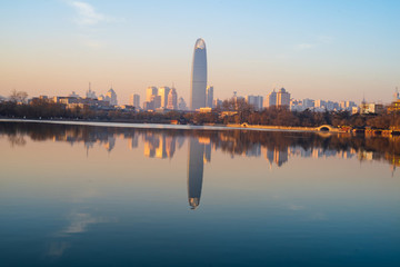 大明湖朝霞22