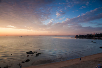 北戴河海濱日出