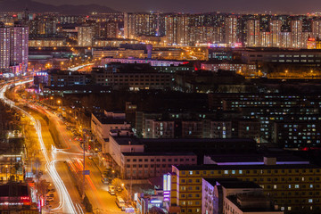 北京城市夜景
