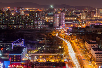 北京城市夜景