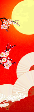 中國風海報LED屏風背景圖