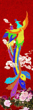 中國(guó)風(fēng)海報(bào)LED屏風(fēng)背景圖