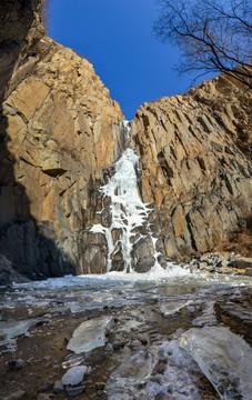 秦皇島九道缸冰瀑