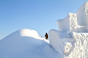 制作雪雕