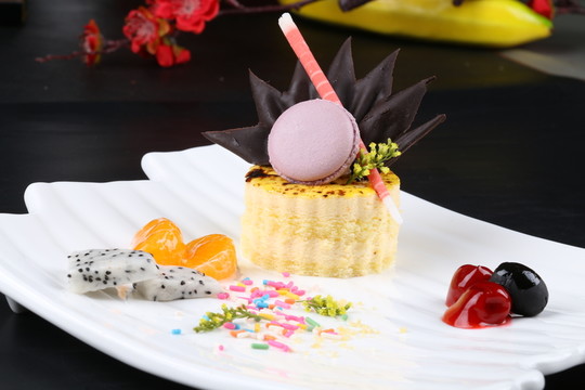 香橙芝士餅