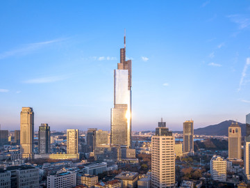 南京紫峰大廈全景