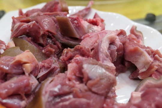 新鮮的羊肉