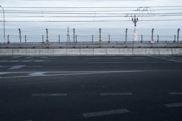 道路車道特寫