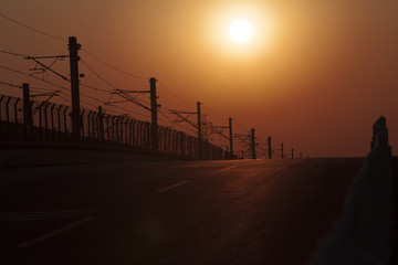城市交通輕軌道路