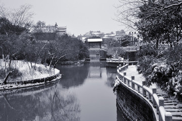園林雪景