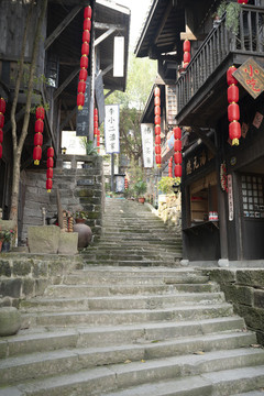 老重慶民國建筑街道