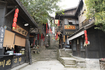 老重慶民國建筑街道