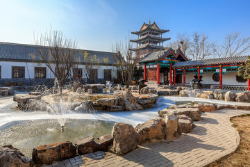 園林冬景