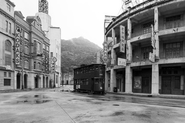 老上海民國(guó)建筑街道